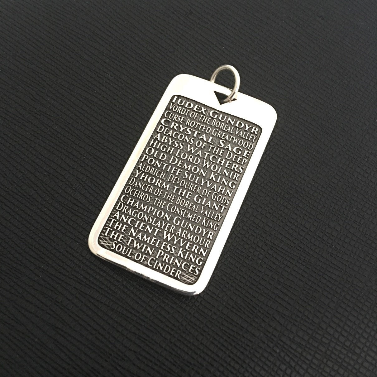 All Bosses Praise the sun Dark Souls 3 sterling silver tag