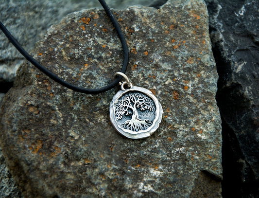 Sterling silver pendant with Tree of Life design