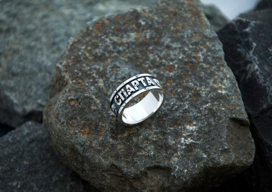 Sterling silver Metro 2033 Sparta Ring