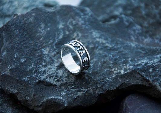 Metro 2033 series Sterling silver ring SPARTA