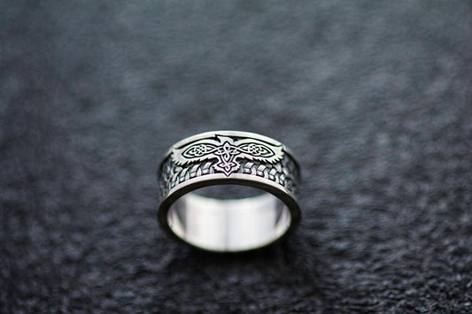 Silver Raven Ring Mk2