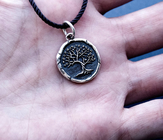 Tree of life charm sterling silver Pendant