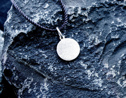 Moon phases sterling silver Pendant