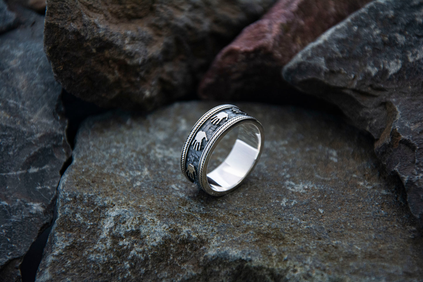 Handprint ring