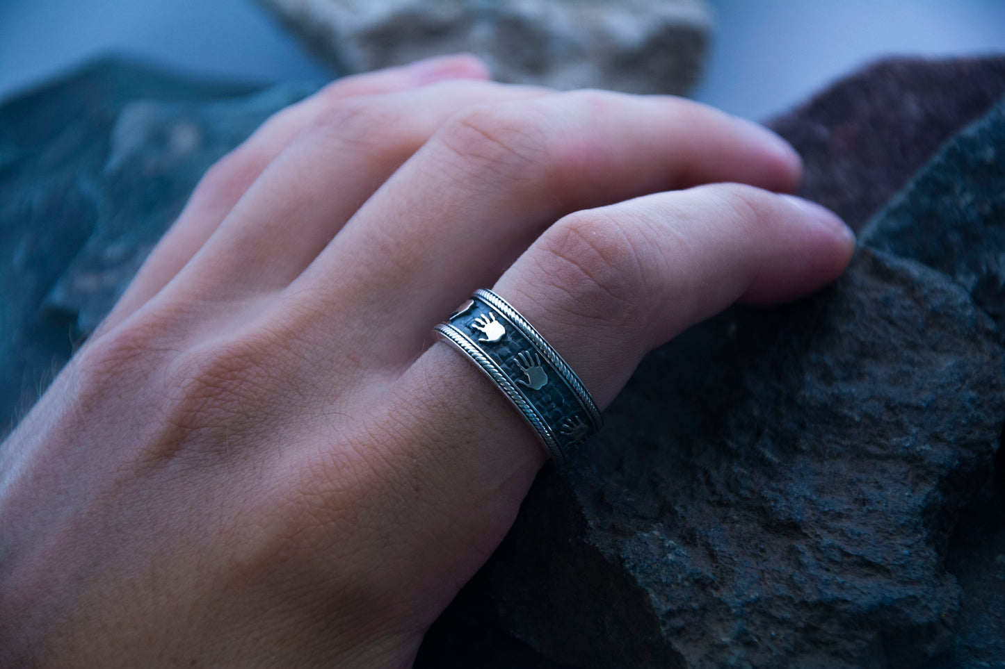 Handprint ring