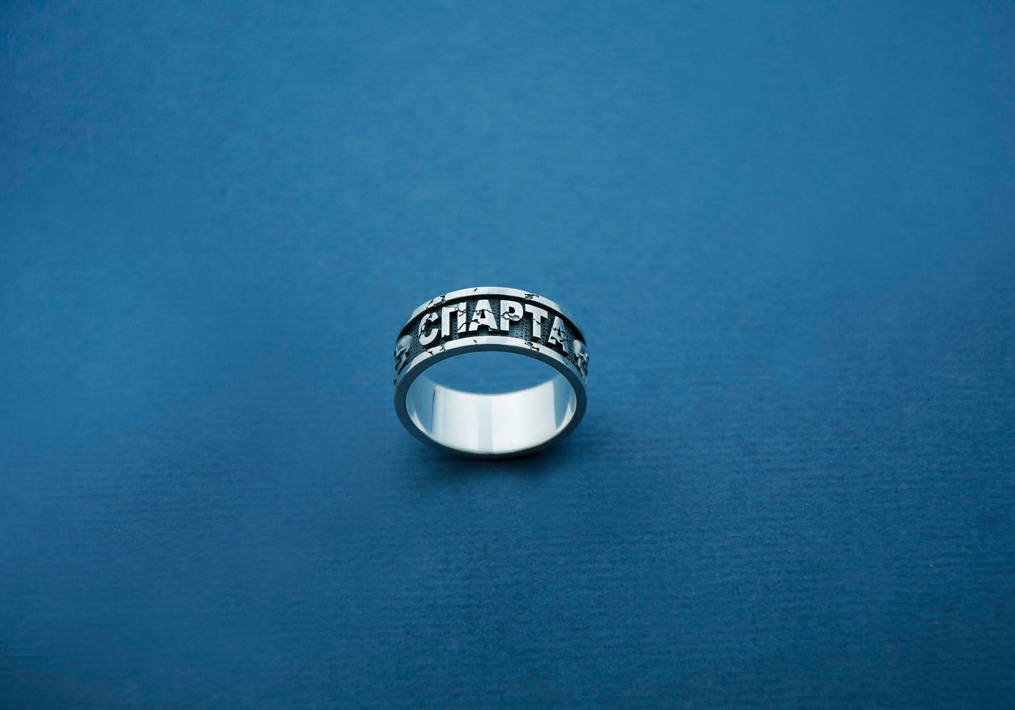 Metro 2033 series Sterling silver ring SPARTA