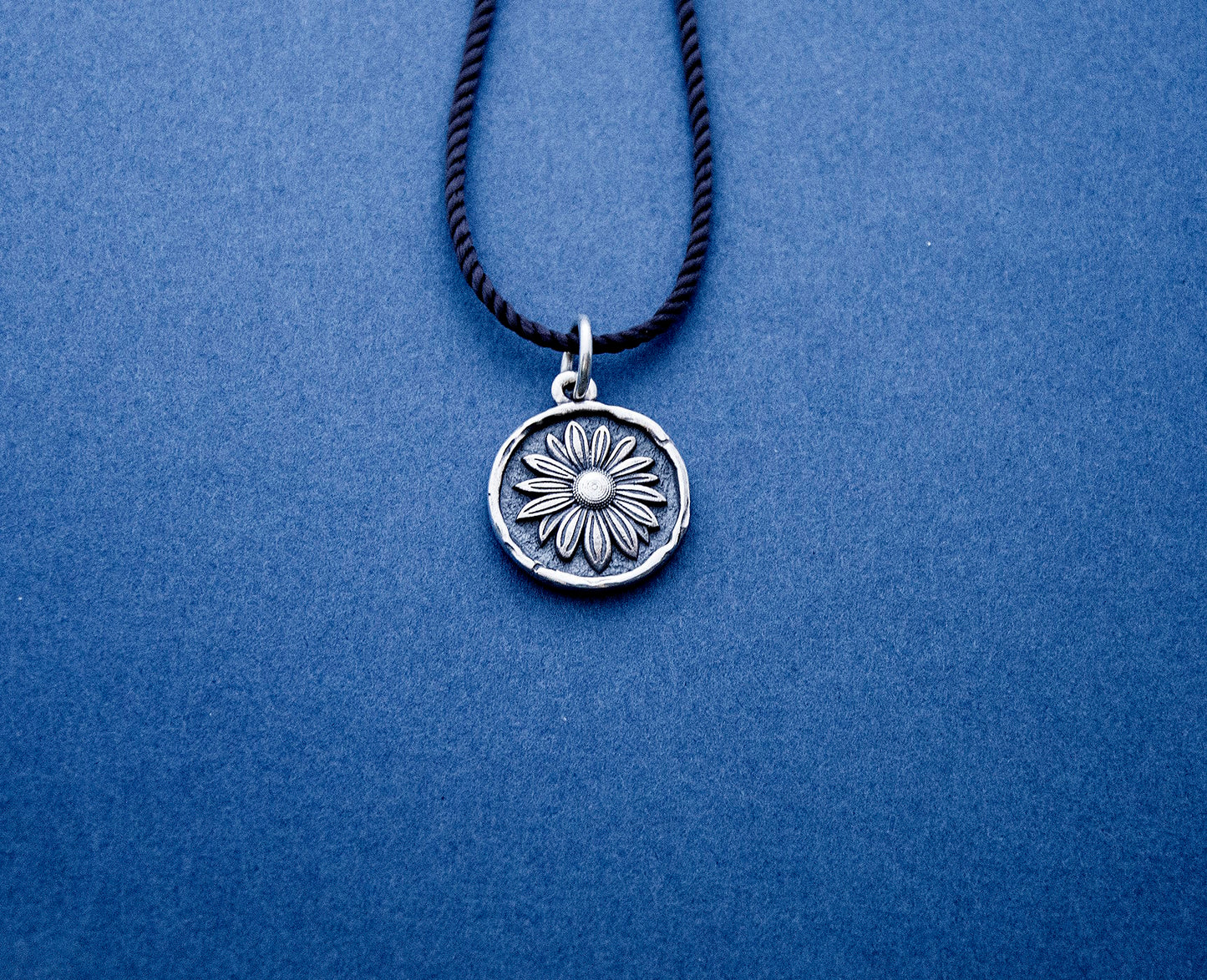 Sunflower sterling silver Pendant