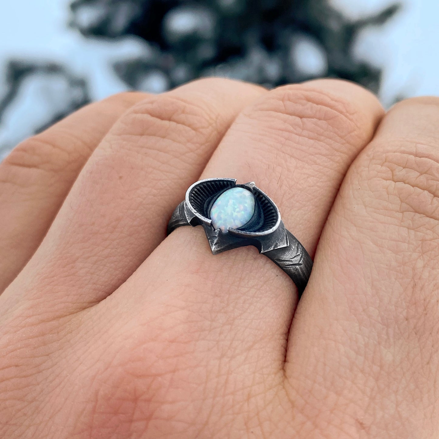 Ally's Ring Demon's Souls series sterling silver