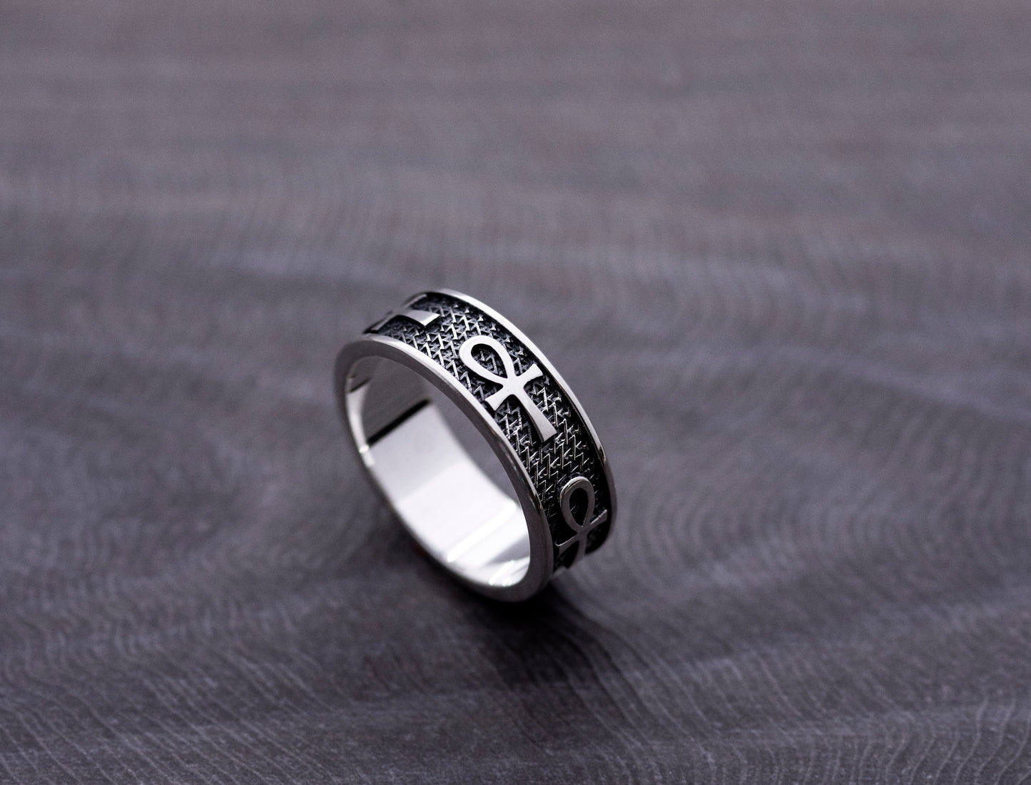 ANKH - Egyptian Symbol of Life Sterling Silver  ring