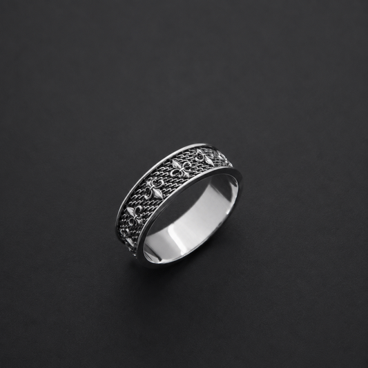 Heraldic Lily (Fleur-de-lis) ring