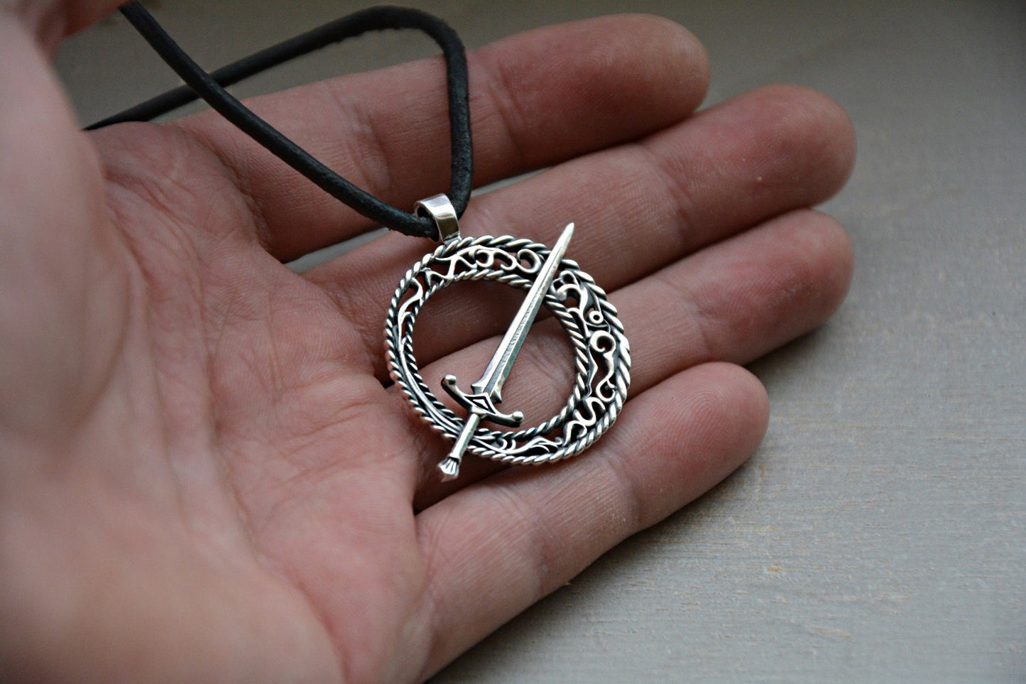 Blades of the Darkmoon Dark Souls 3 sterling silver Pendant