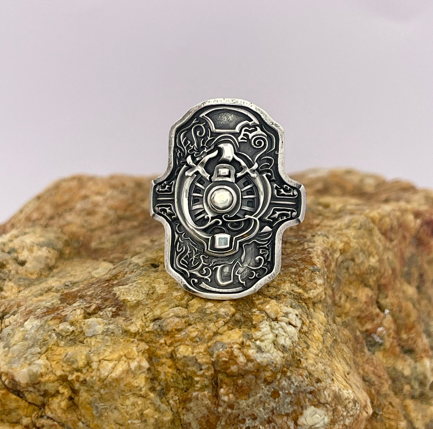 Ring of Steel Protection Sterling silver Dark Souls