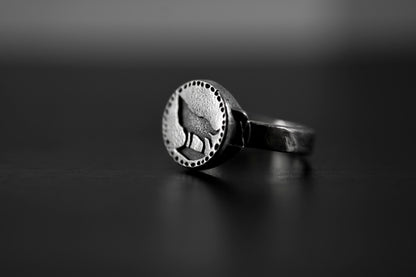 Wolf Ring Dark Souls series sterling silver