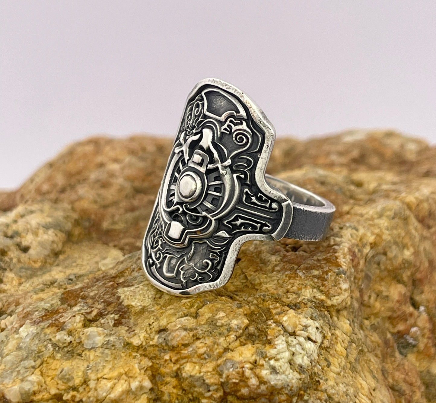 Ring of Steel Protection Sterling silver Dark Souls