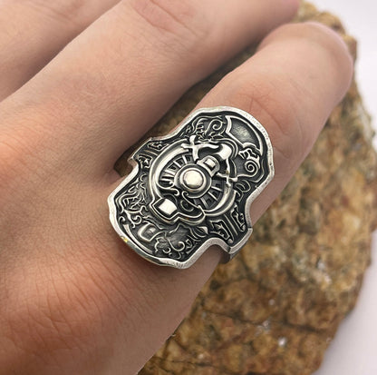 Ring of Steel Protection Sterling silver Dark Souls