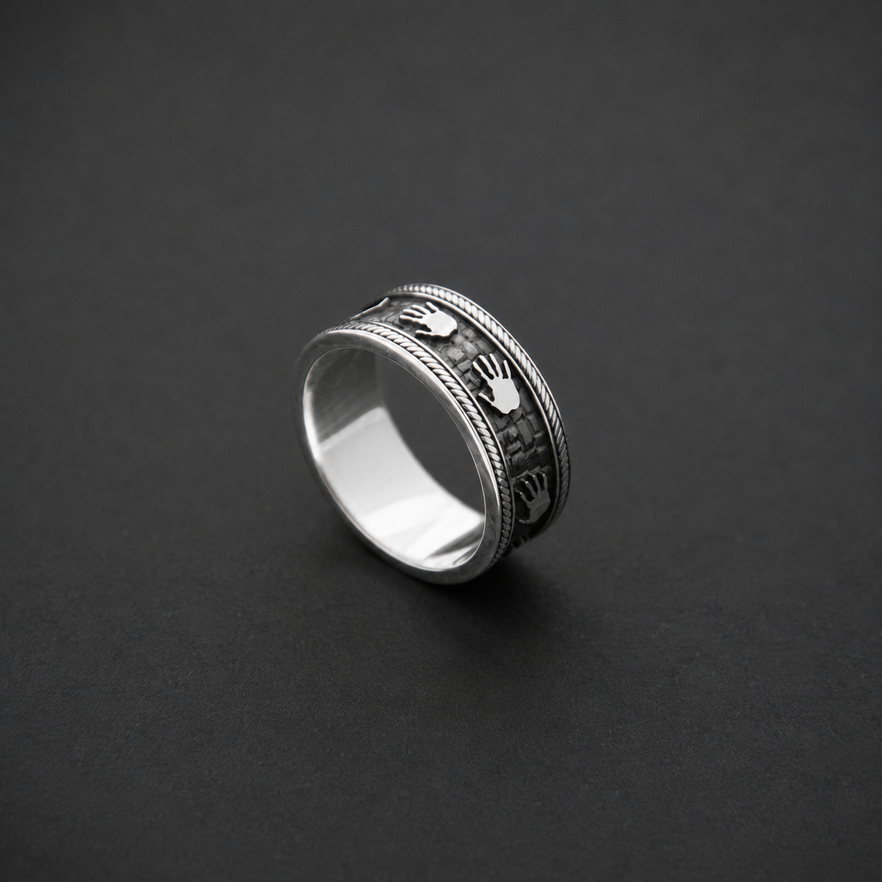 Handprint ring