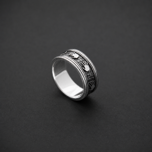 Handprint ring