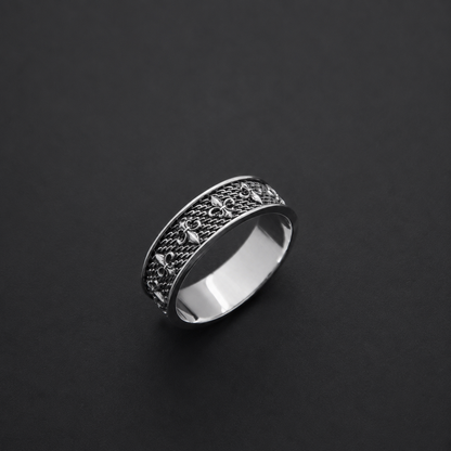 Heraldic Lily (Fleur-de-lis) ring