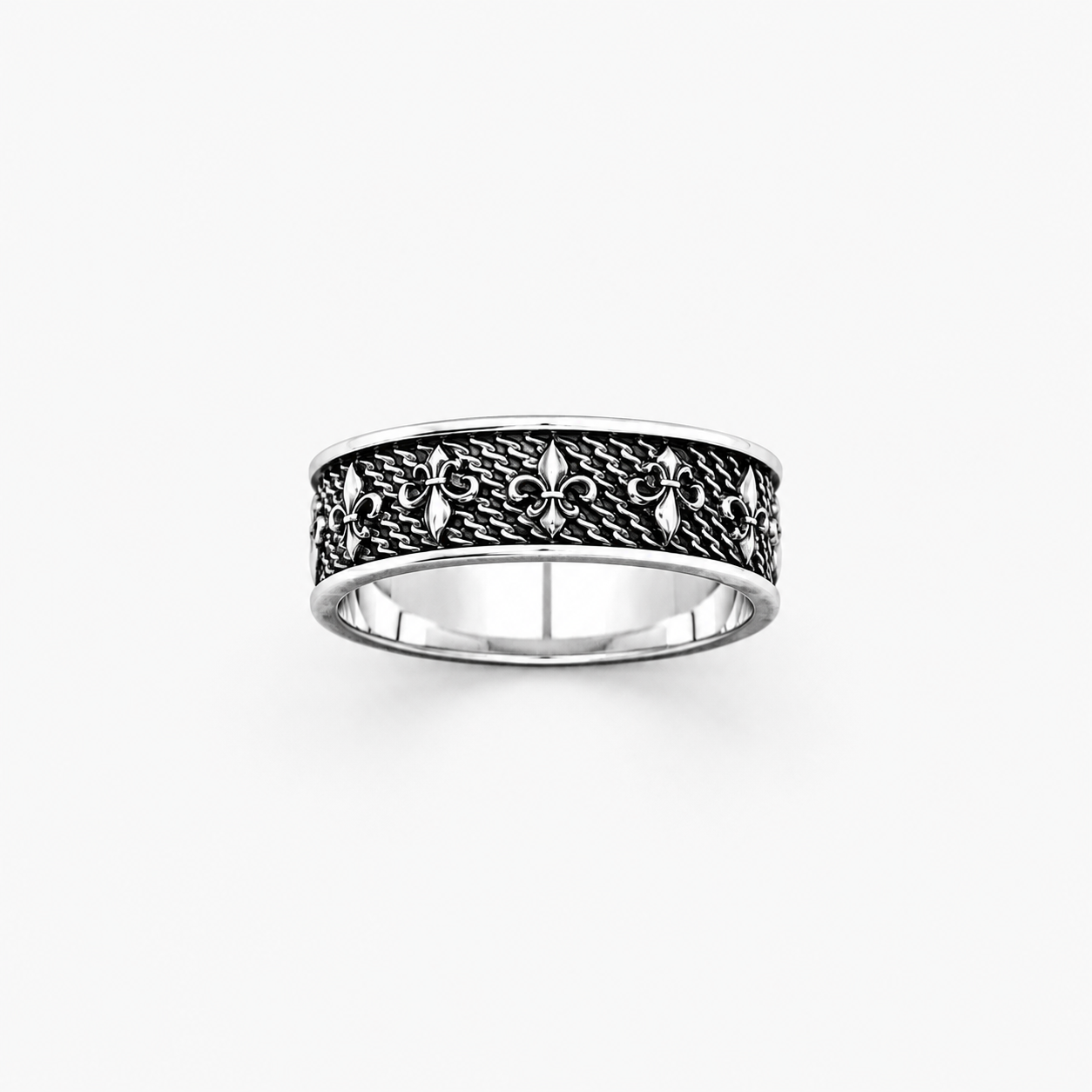 Heraldic Lily (Fleur-de-lis) ring