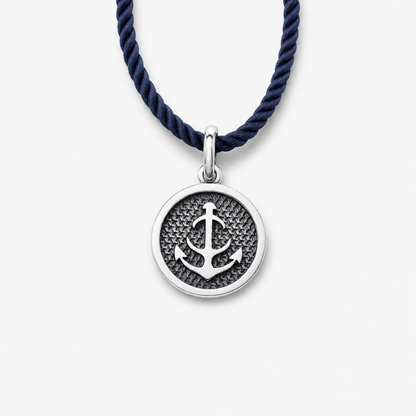Anchor lucky charm sterling silver Pendant