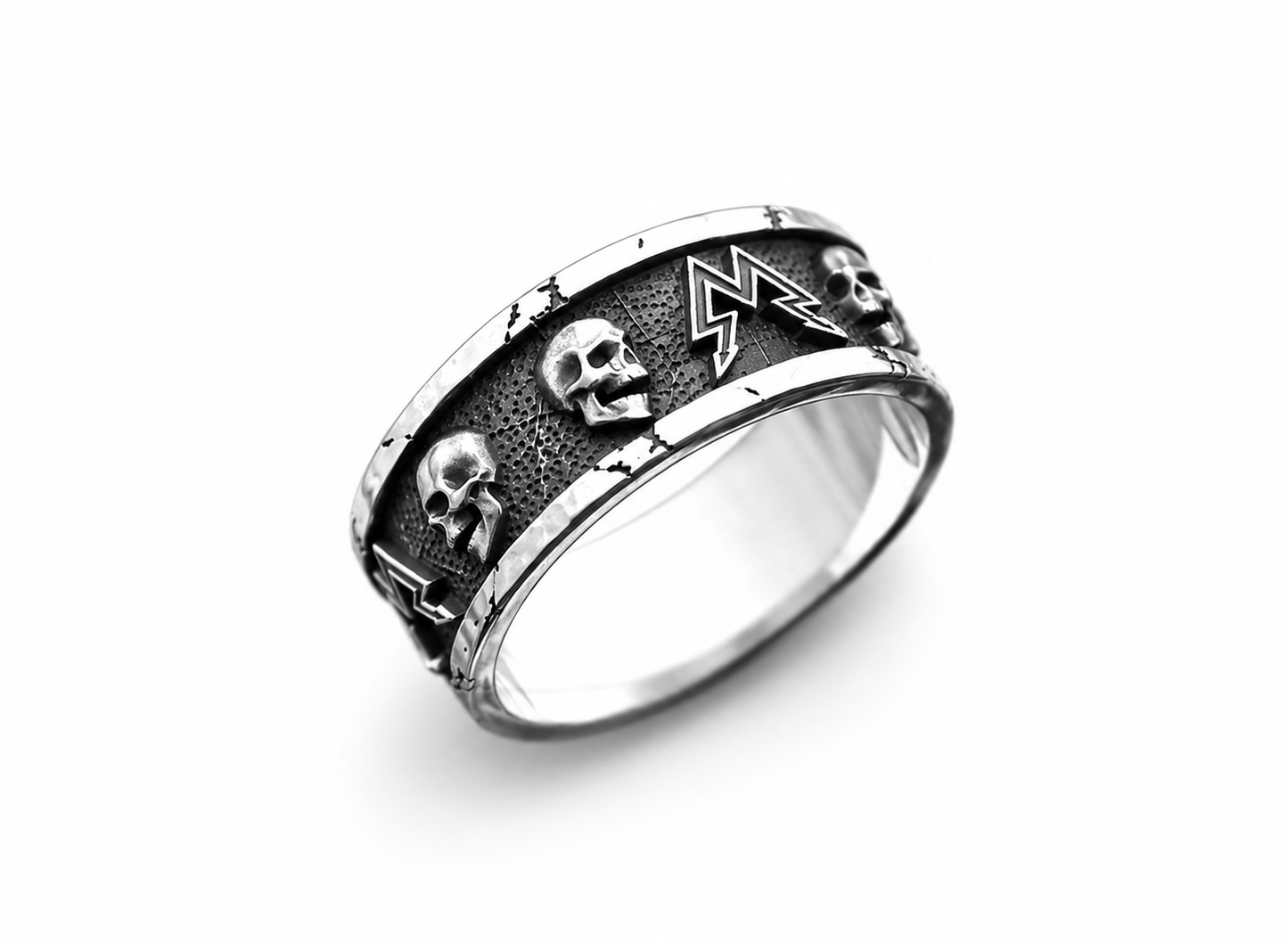 Sterling silver Metro 2033 M Ring