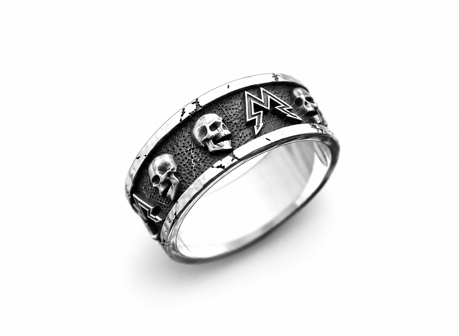 Sterling silver Metro 2033 M Ring