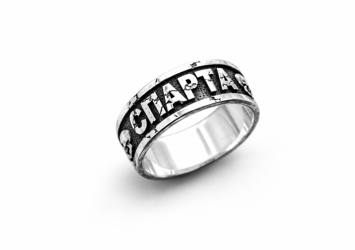 Sterling silver Metro 2033 Sparta Ring