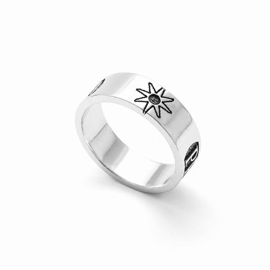 Sterling silver Praise the Sun Ring