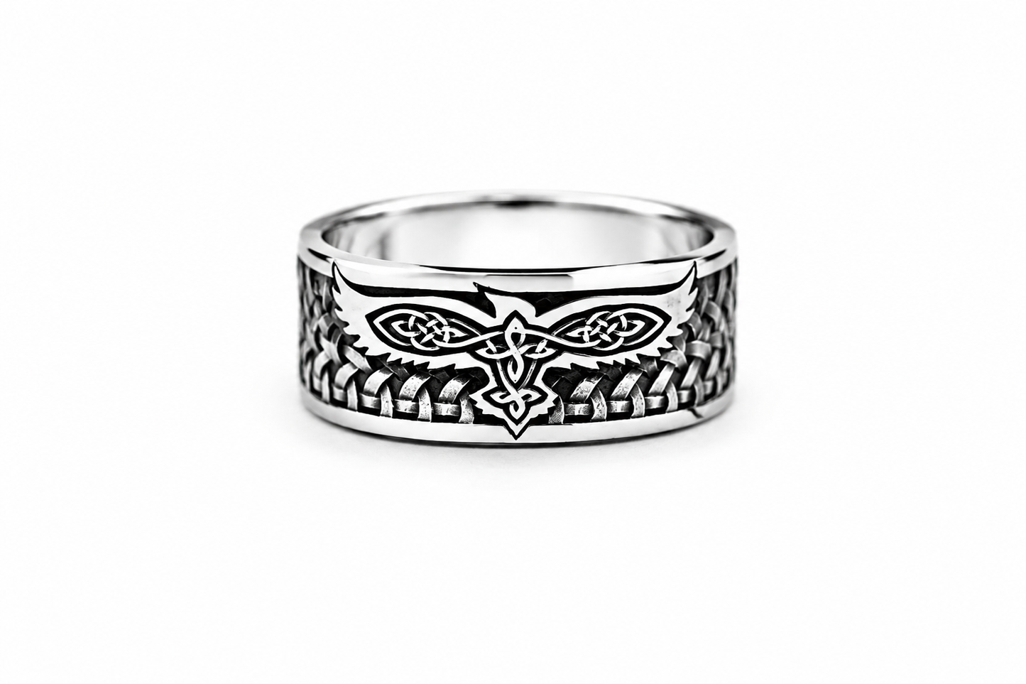 Silver Raven Ring Mk2