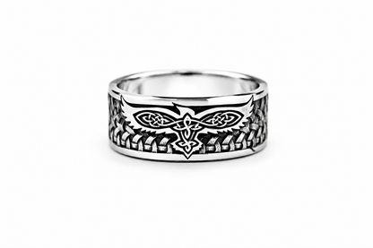 Silver Raven Ring Mk2