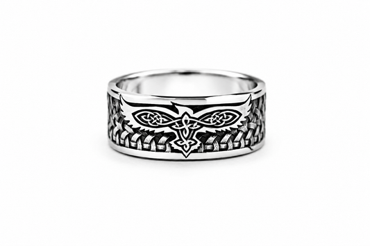 Silver Raven Ring Mk2