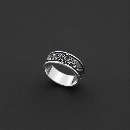 Scarab egypt ring