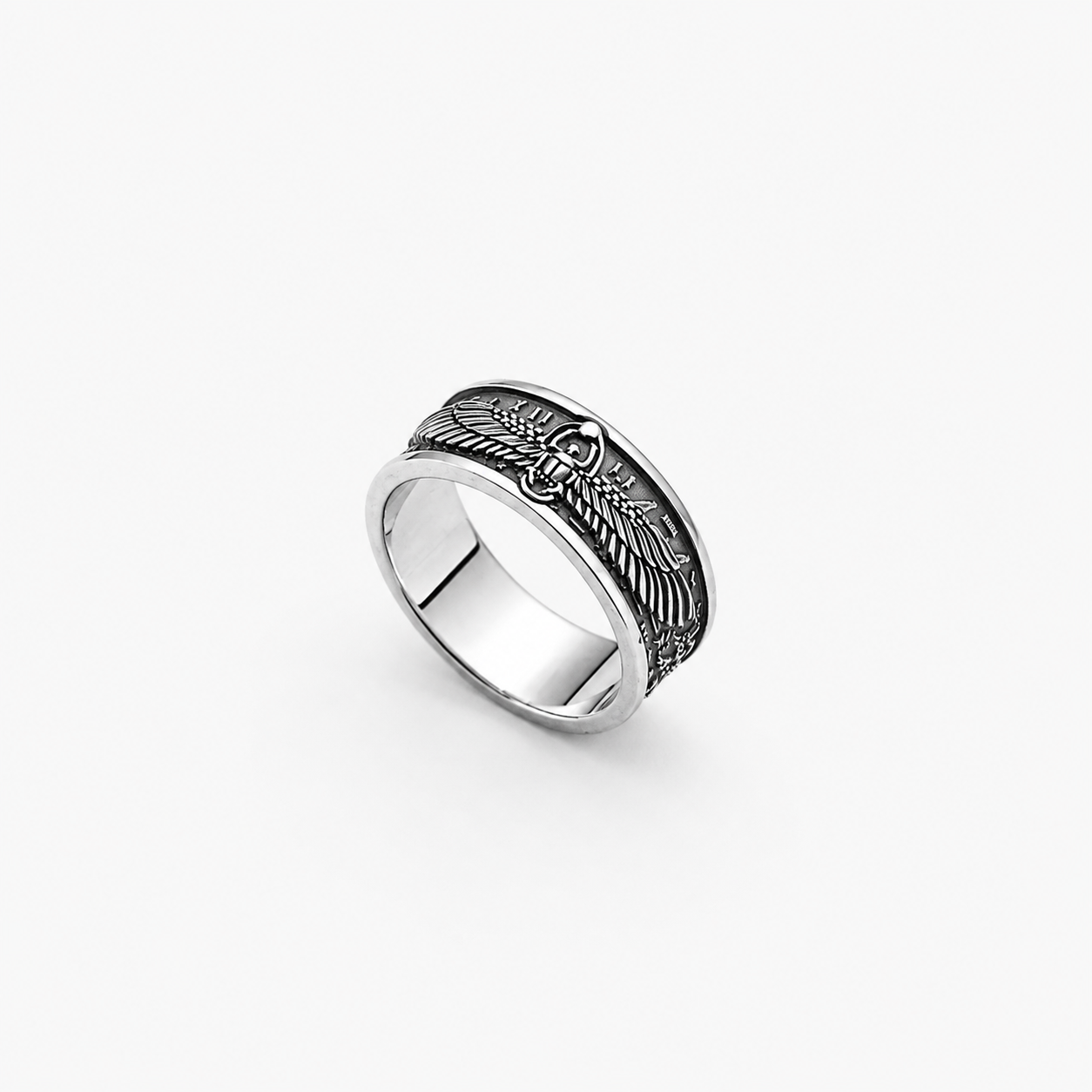Scarab egypt ring