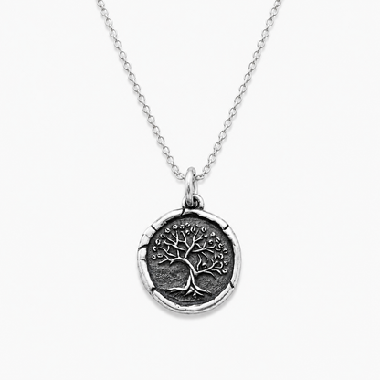 Sterling silver pendant with Tree of Life design
