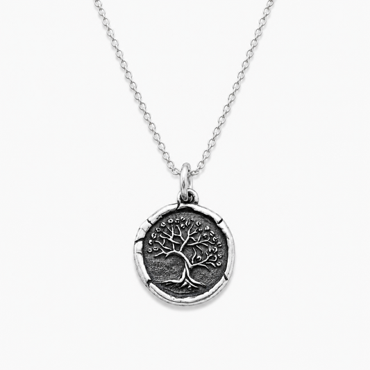 Sterling silver pendant with Tree of Life design