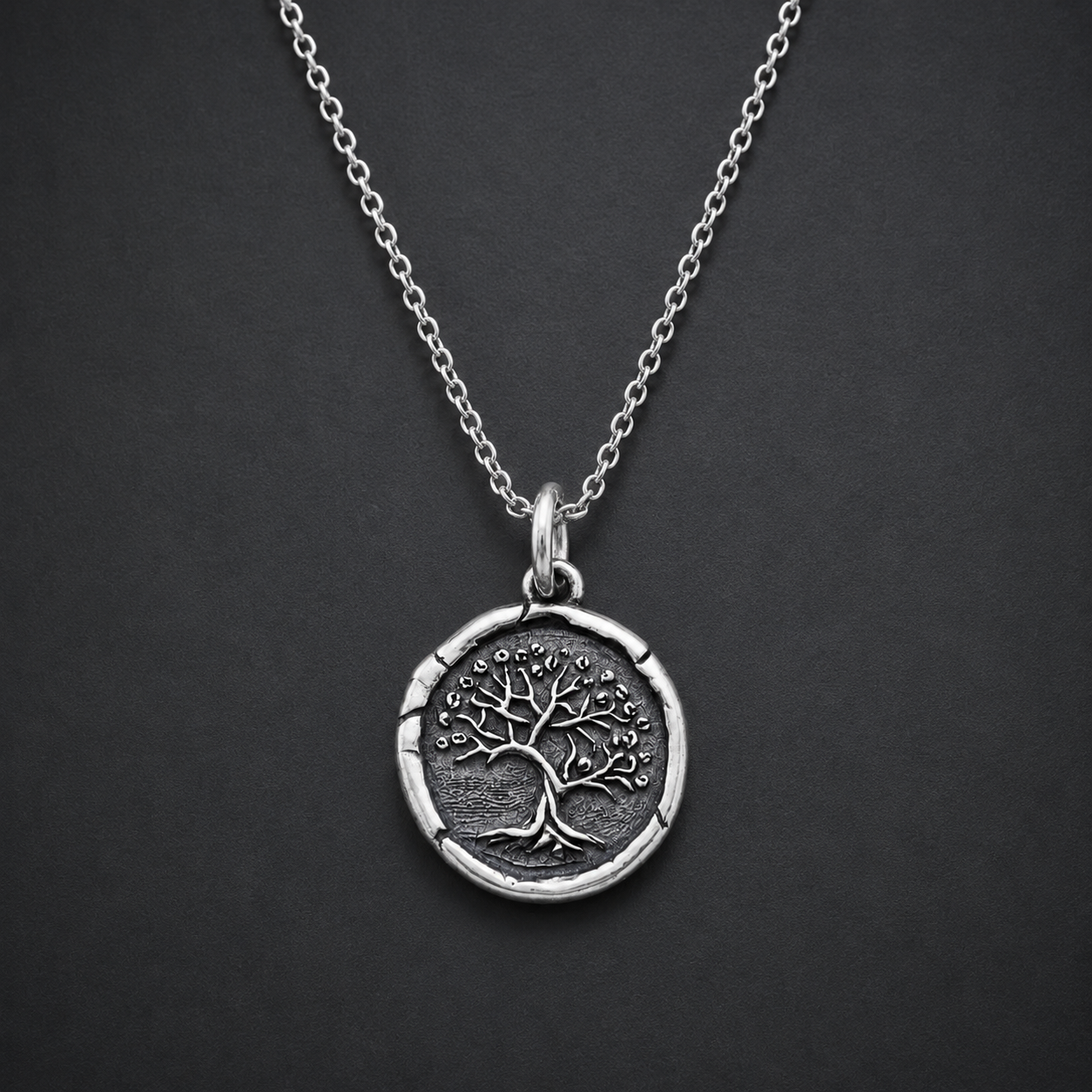 Sterling silver pendant with Tree of Life design