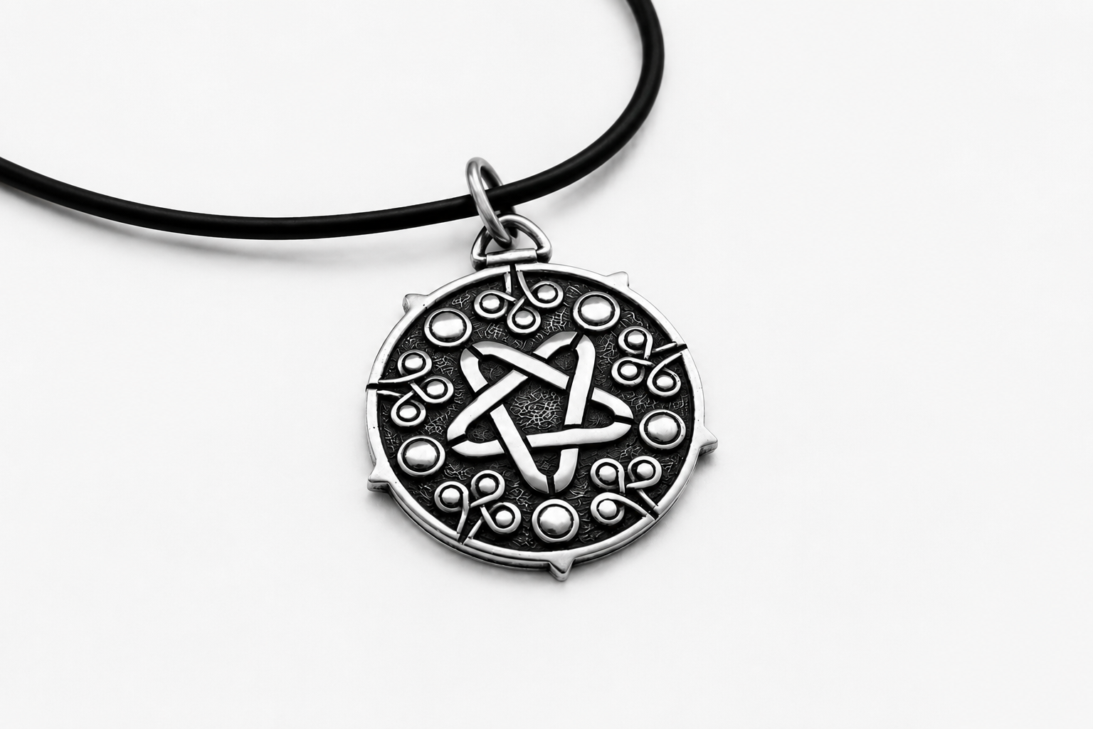 Sterling silver Yennefer The Witcher Medallion Pendant